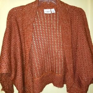 Copper and gold shrug